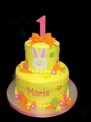 Easter Themed Birthday Cake