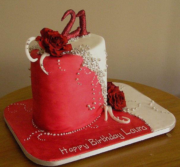 6 Photos of Elegant Sheet Cakes With Red Roses