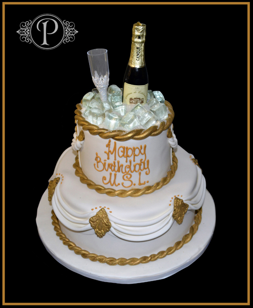 Elegant Birthday Cake