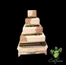 Elegant Square Birthday Cakes