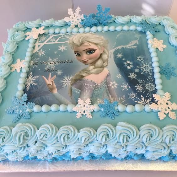 Elsa Frozen Birthday Cake Idea