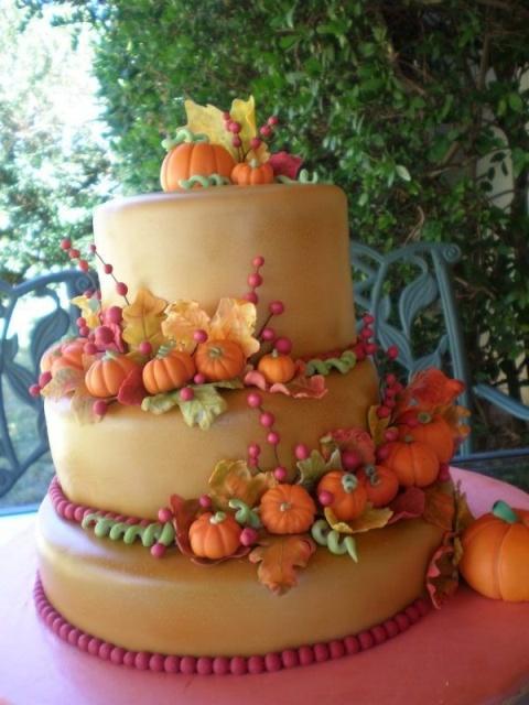 Fall Wedding Cake