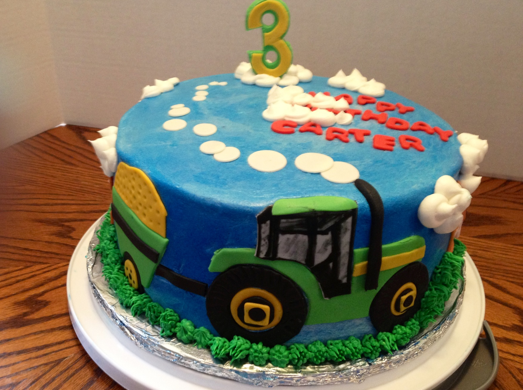 Farm Tractor Cake