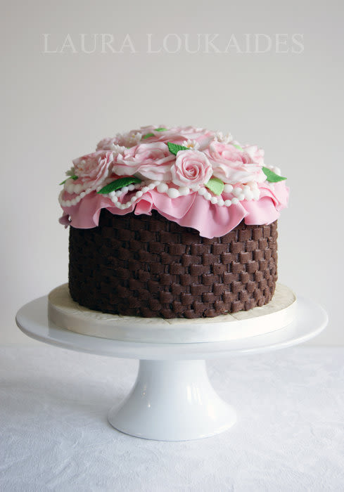 Flower Basket Cake