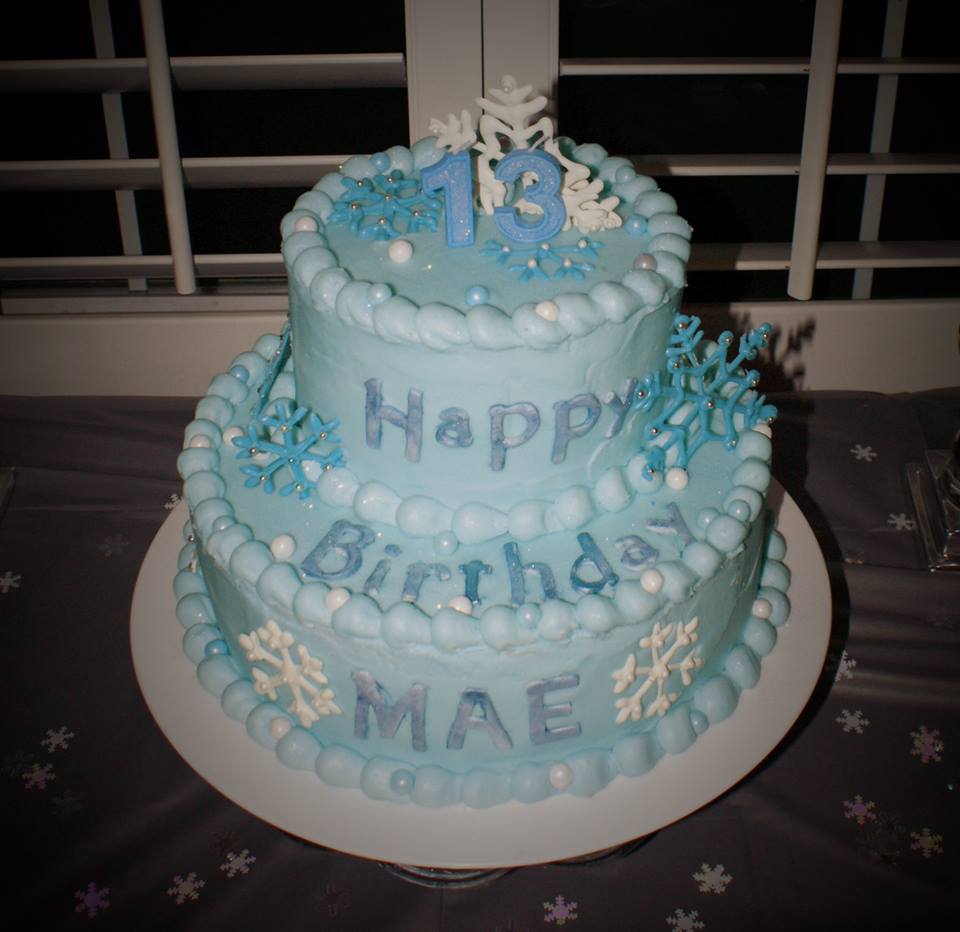 Frozen Birthday Cake