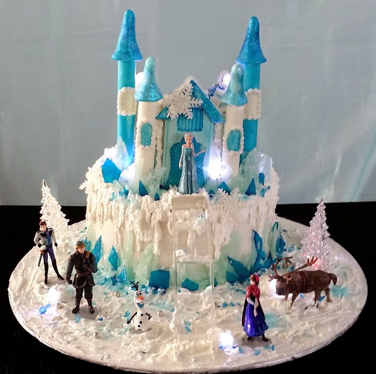 Frozen Castle Cake