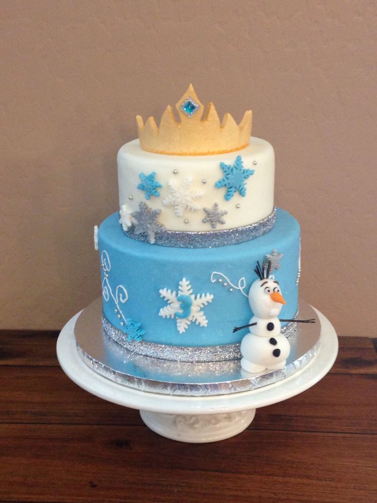 Frozen Inspired Cake