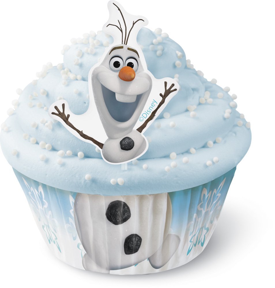 Frozen Olaf Cupcakes