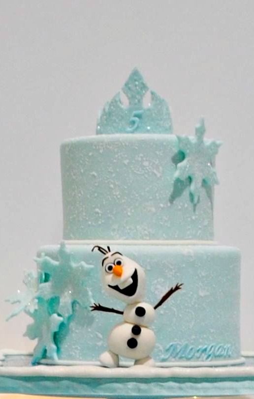 Frozen Themed Birthday Cake