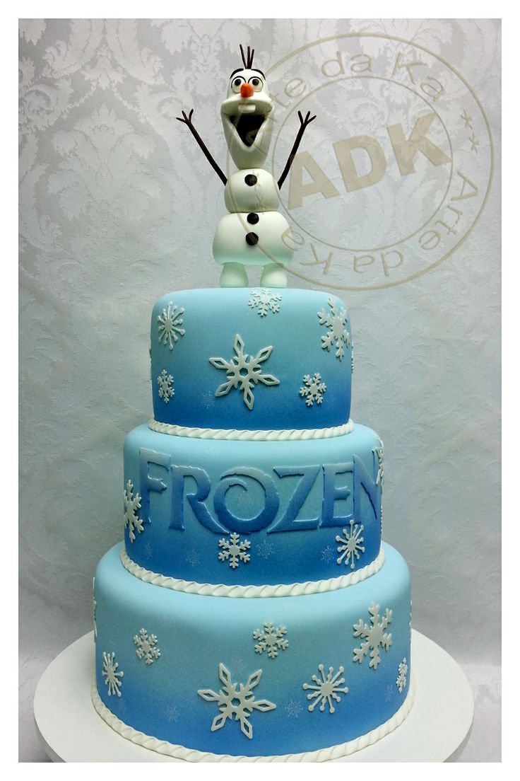 11 Photos of Frozen Inspired Cakes