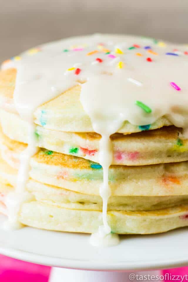 Funfetti Cake Batter Pancakes