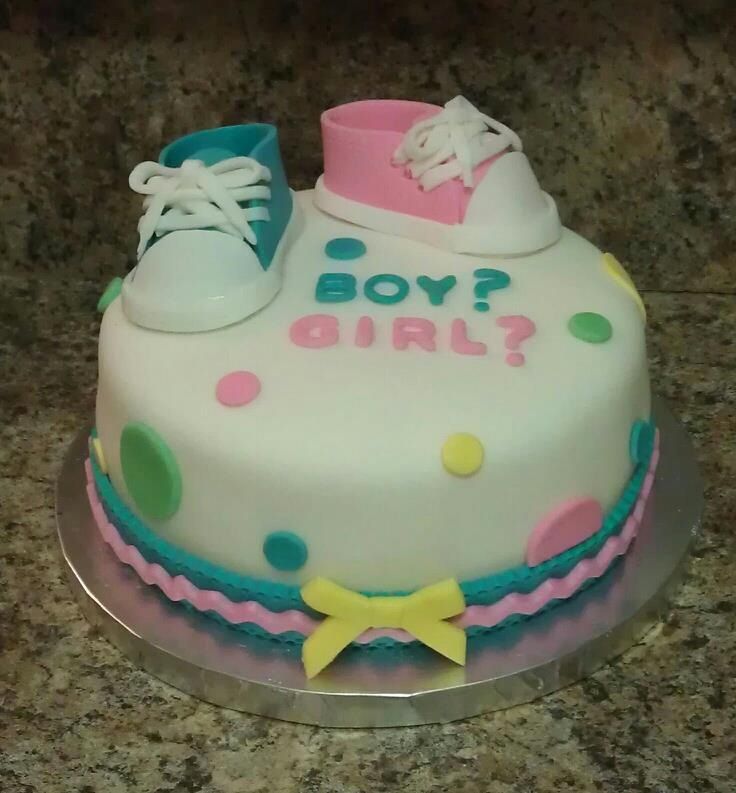 Gender Reveal Cake