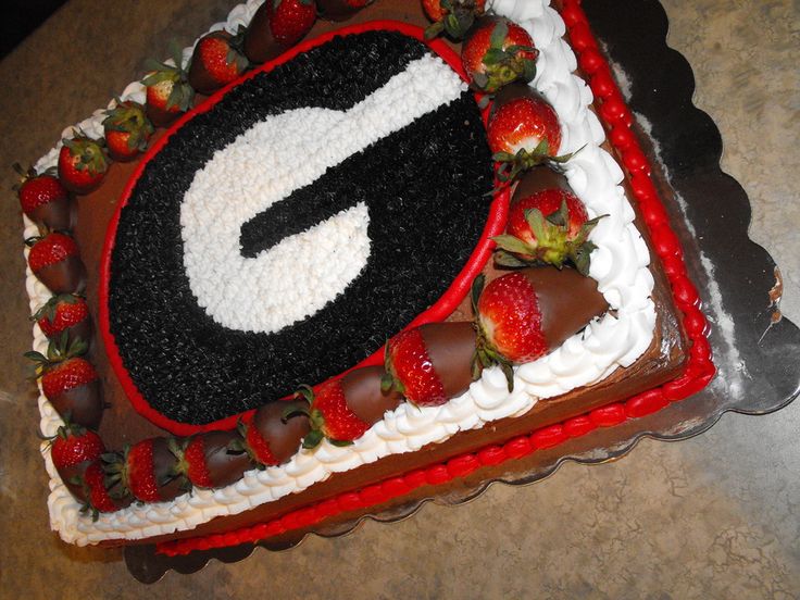 Georgia Bulldogs Birthday Cake