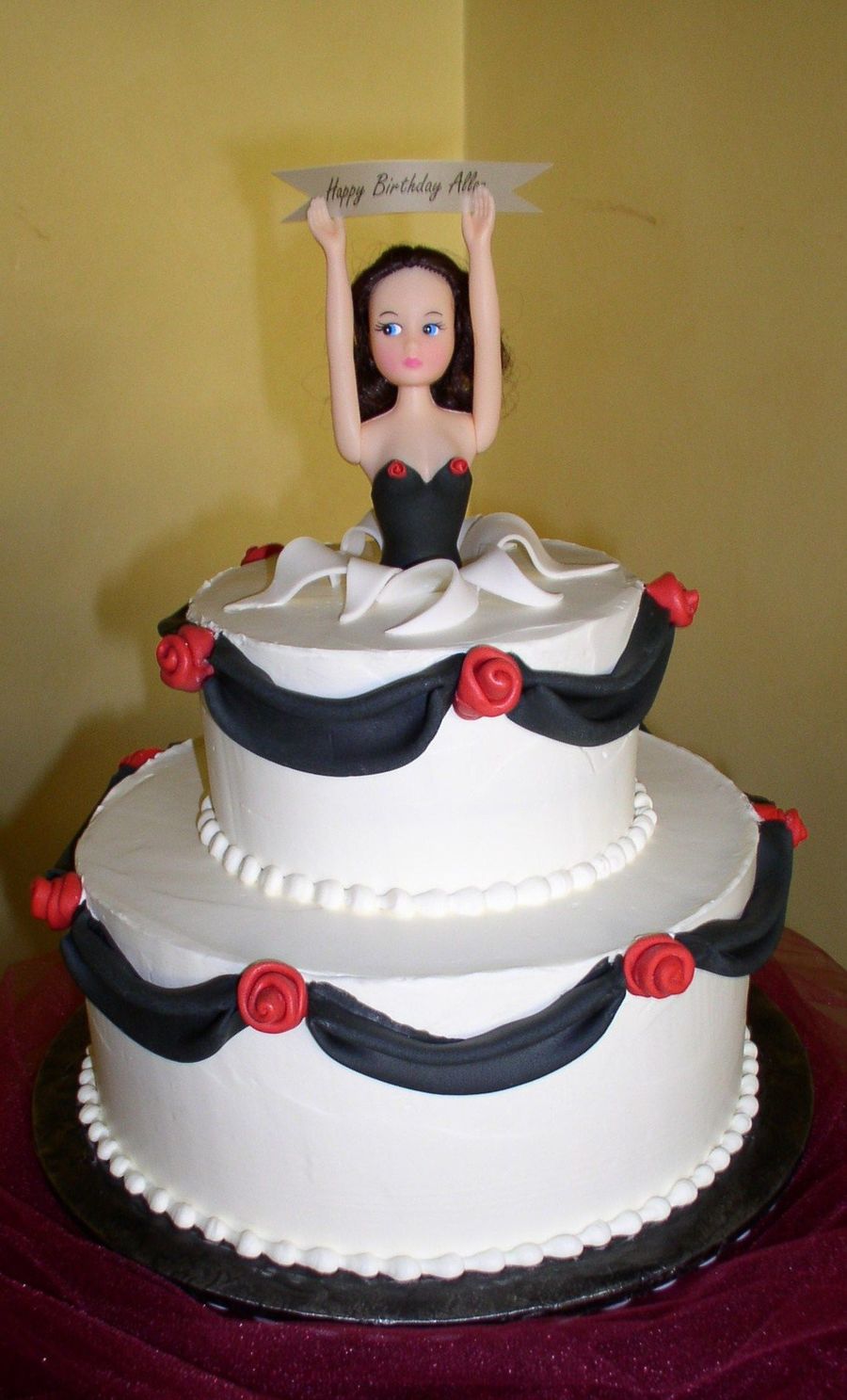 Girl Jumping Out of Cake