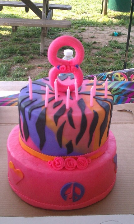 Girls 8th Birthday Cake