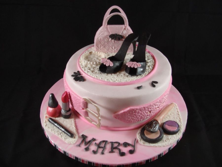 Girly Birthday Cake