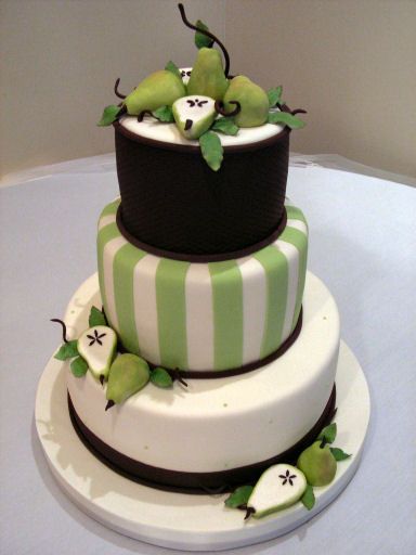 Green Wedding Cake