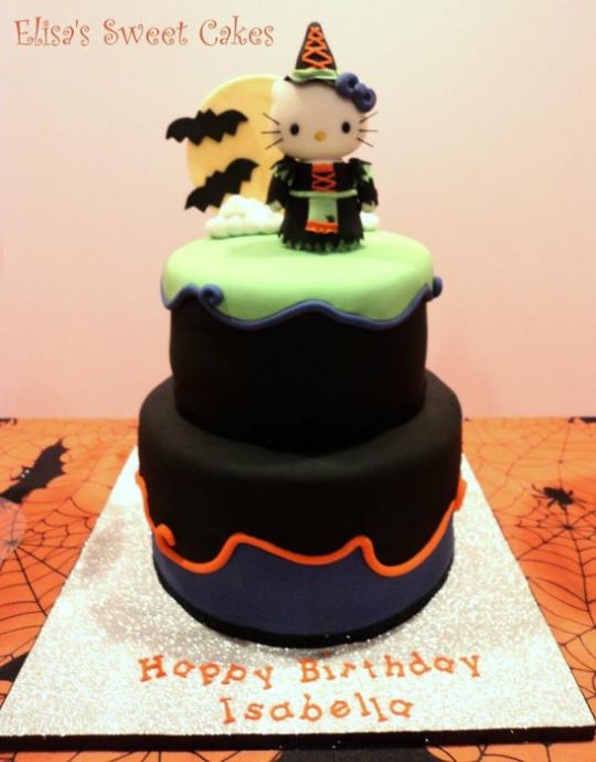 Halloween Hello Kitty Cake