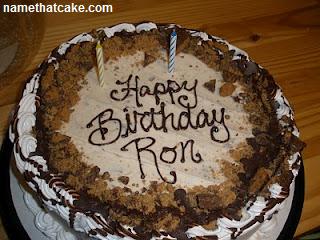 Happy Birthday Ron Cake