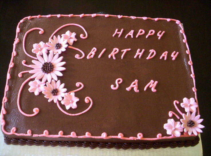 Happy Birthday Sam Cake