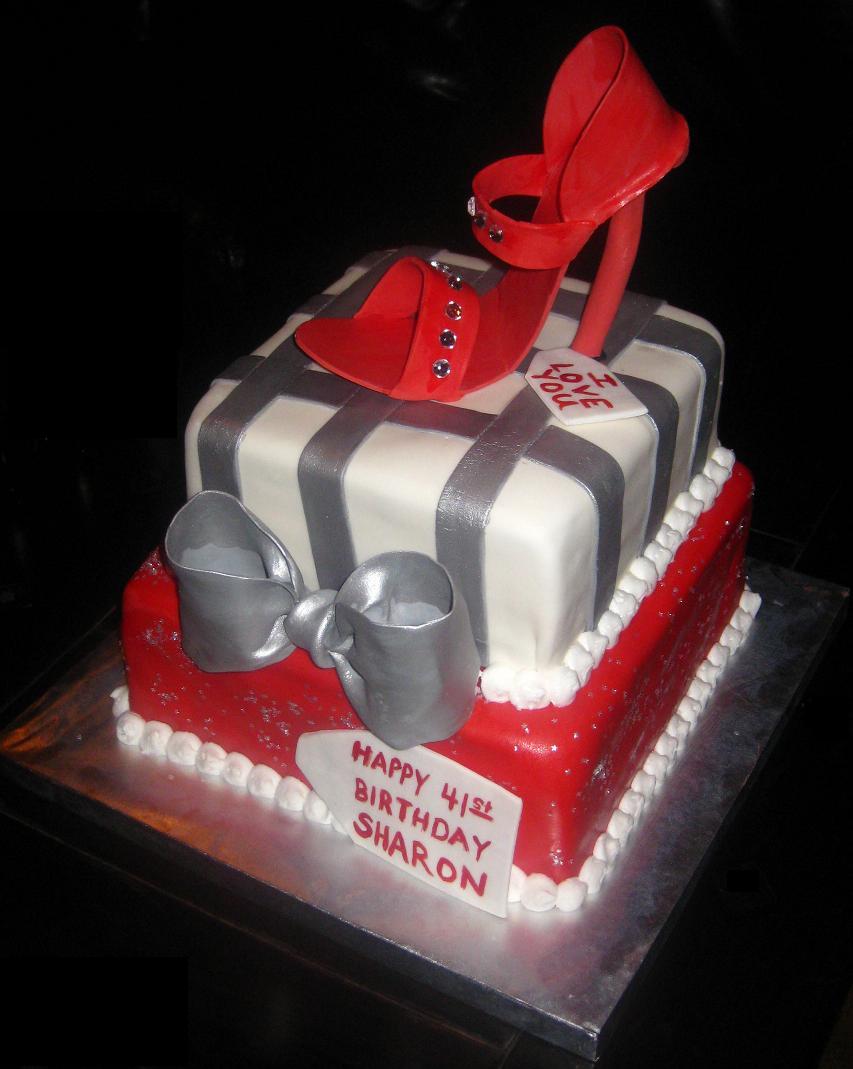 8 Photos of Shoe Birthday Cakes For Women