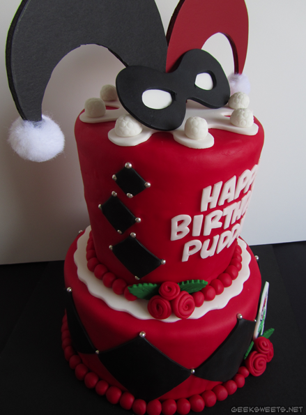 Harley Quinn Birthday Cake