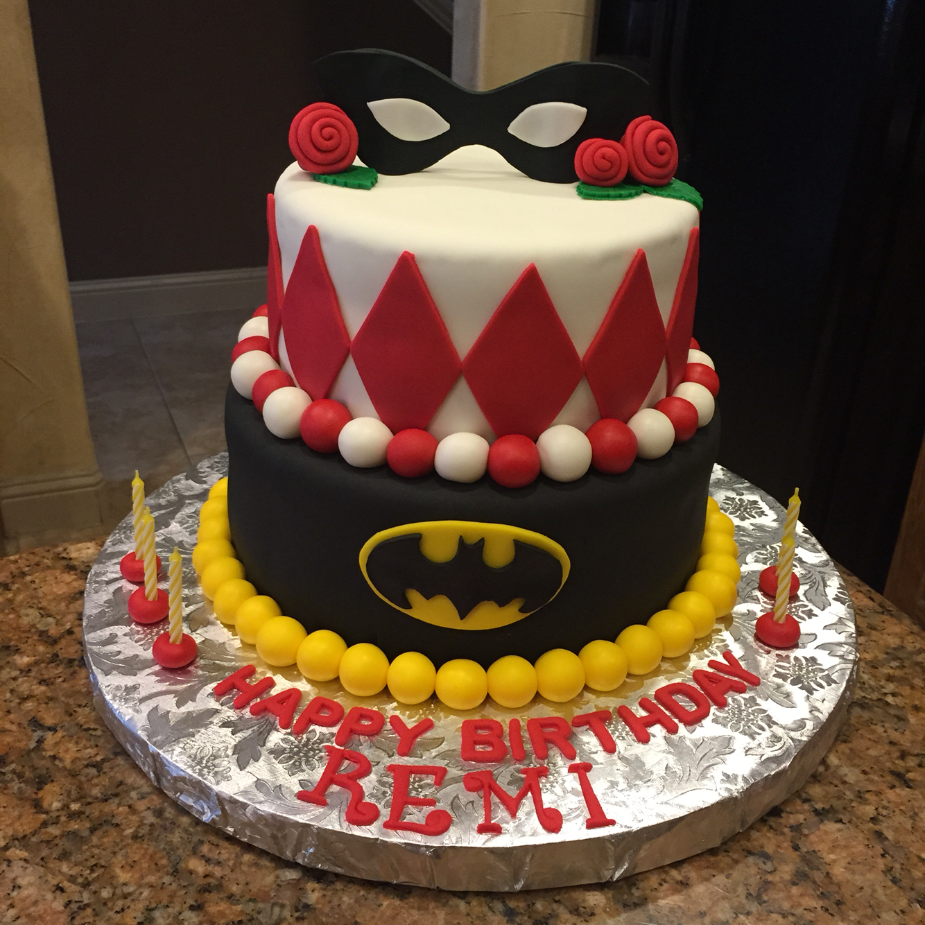 Harley Quinn Birthday Cake