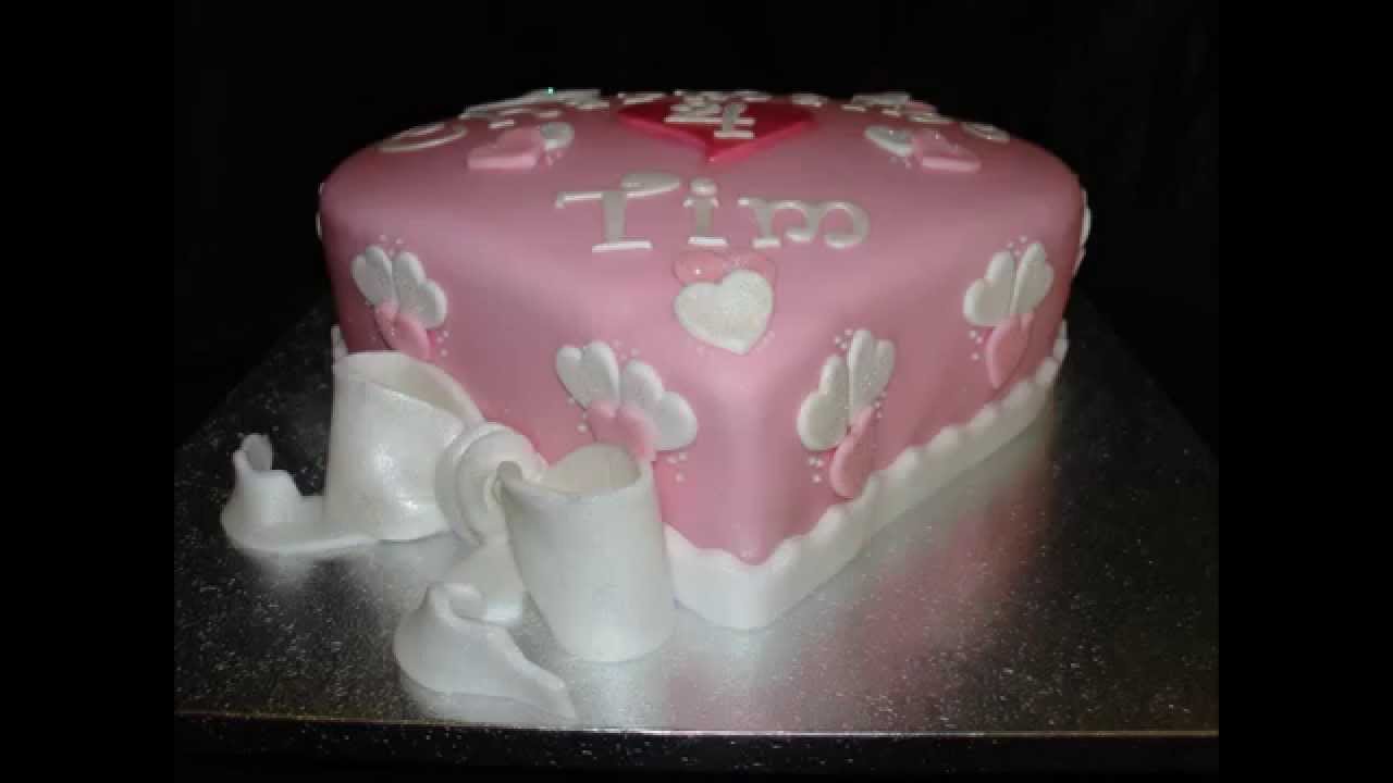 Heart Shaped Anniversary Cakes