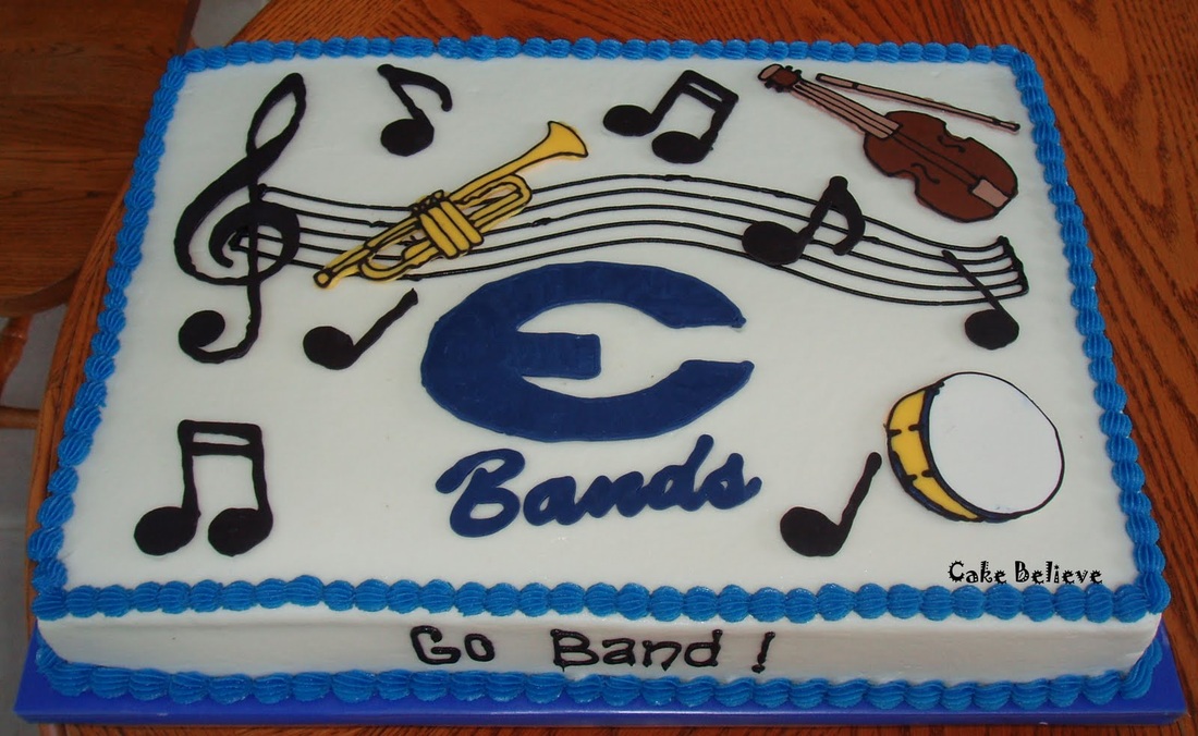 High School Band Cakes