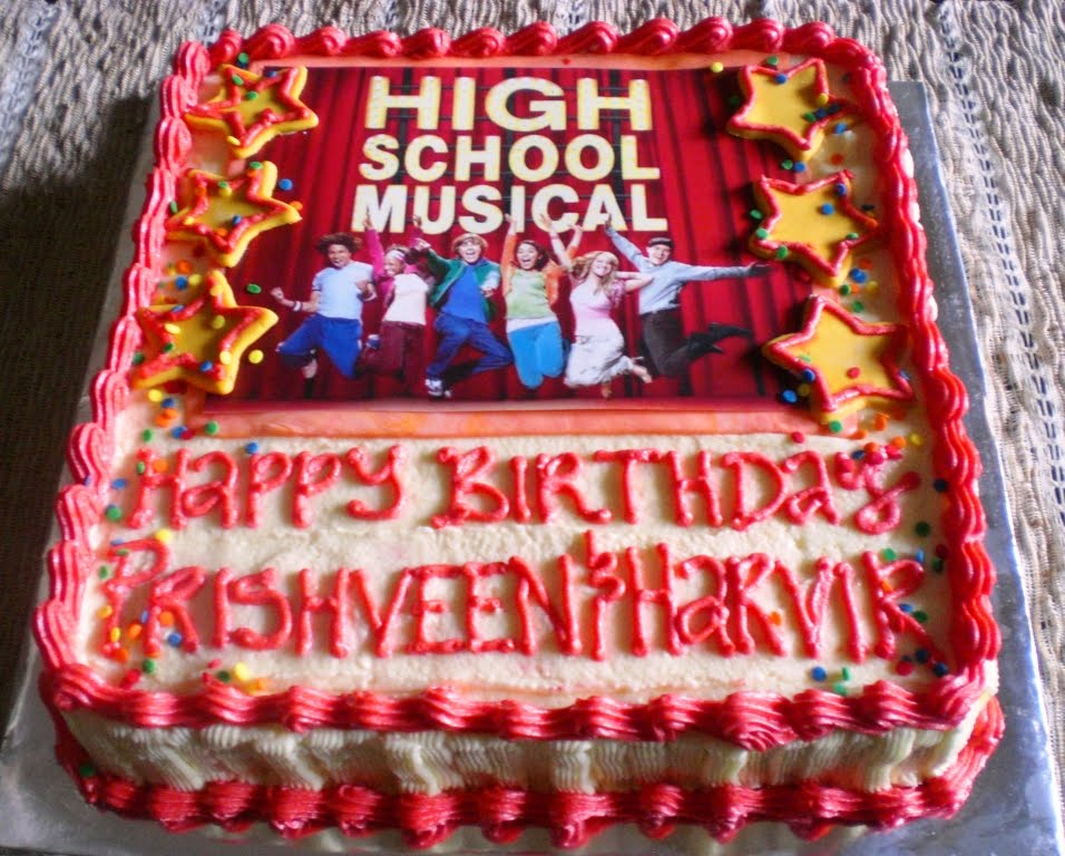 High School Musical Birthday Cake