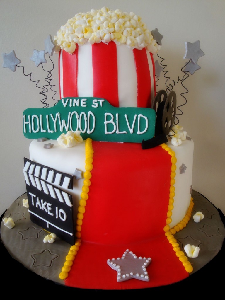 Hollywood Birthday Cake