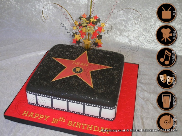 Hollywood Star Cake