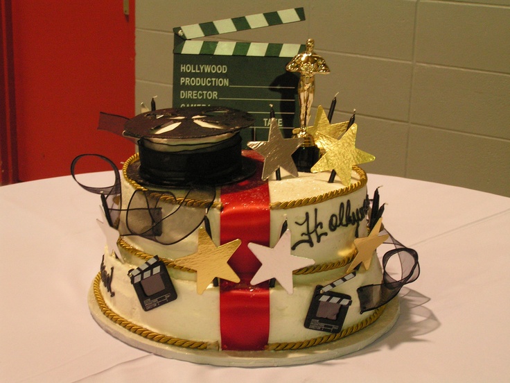 Hollywood Theme Birthday Cake