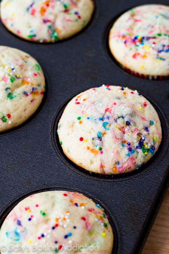 Homemade Birthday Cake Cupcakes Recipe