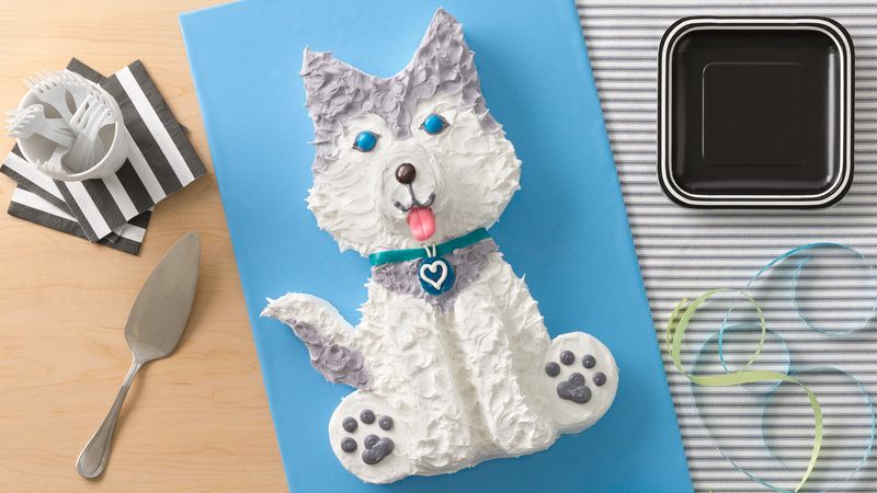 Husky Dog Cake Template Betty Crocker