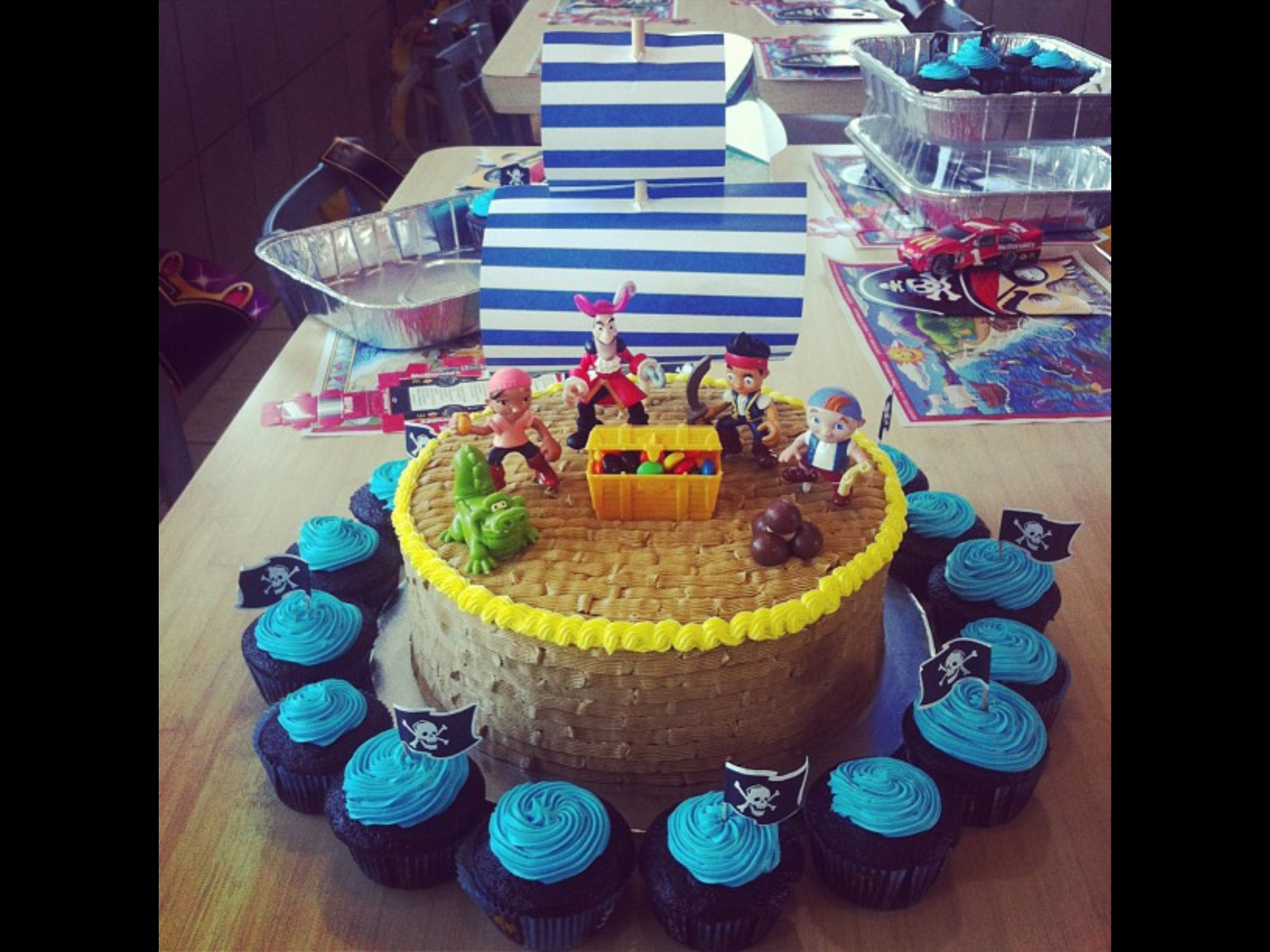 Jake and Neverland Pirate Cake Ideas