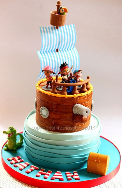 Jake and Neverland Pirates Birthday Cake