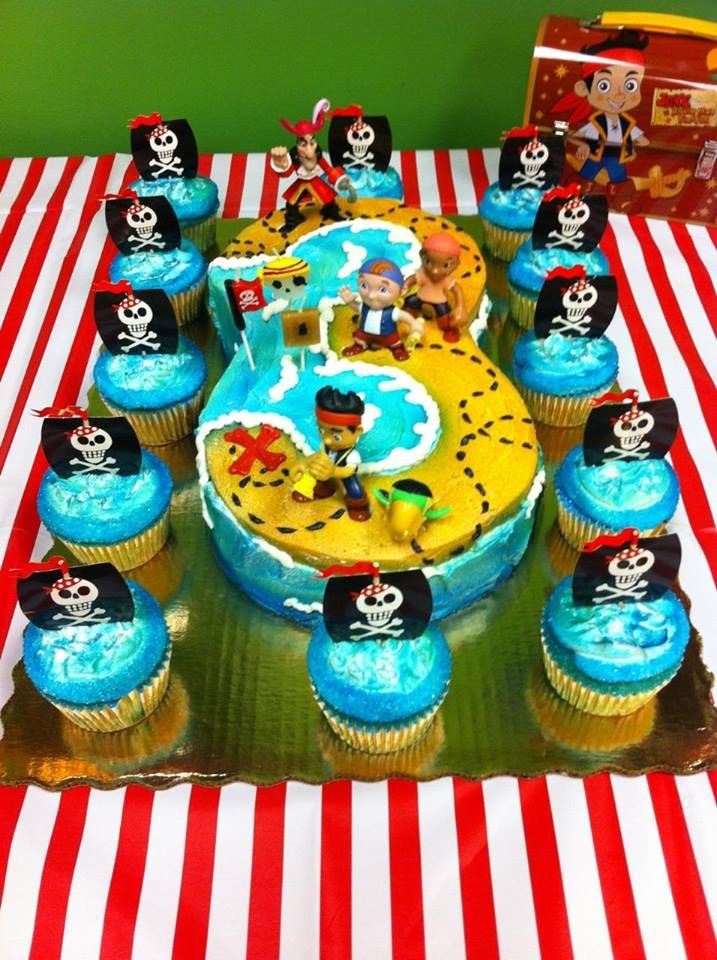 Jake and Neverland Pirates Birthday Cake