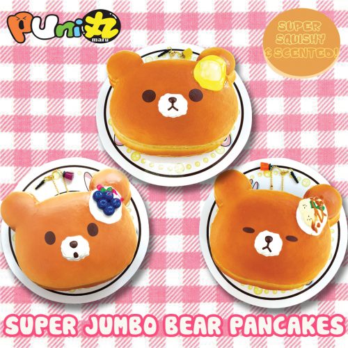 Jumbo Bear Squishy Pancakes Puni Maru