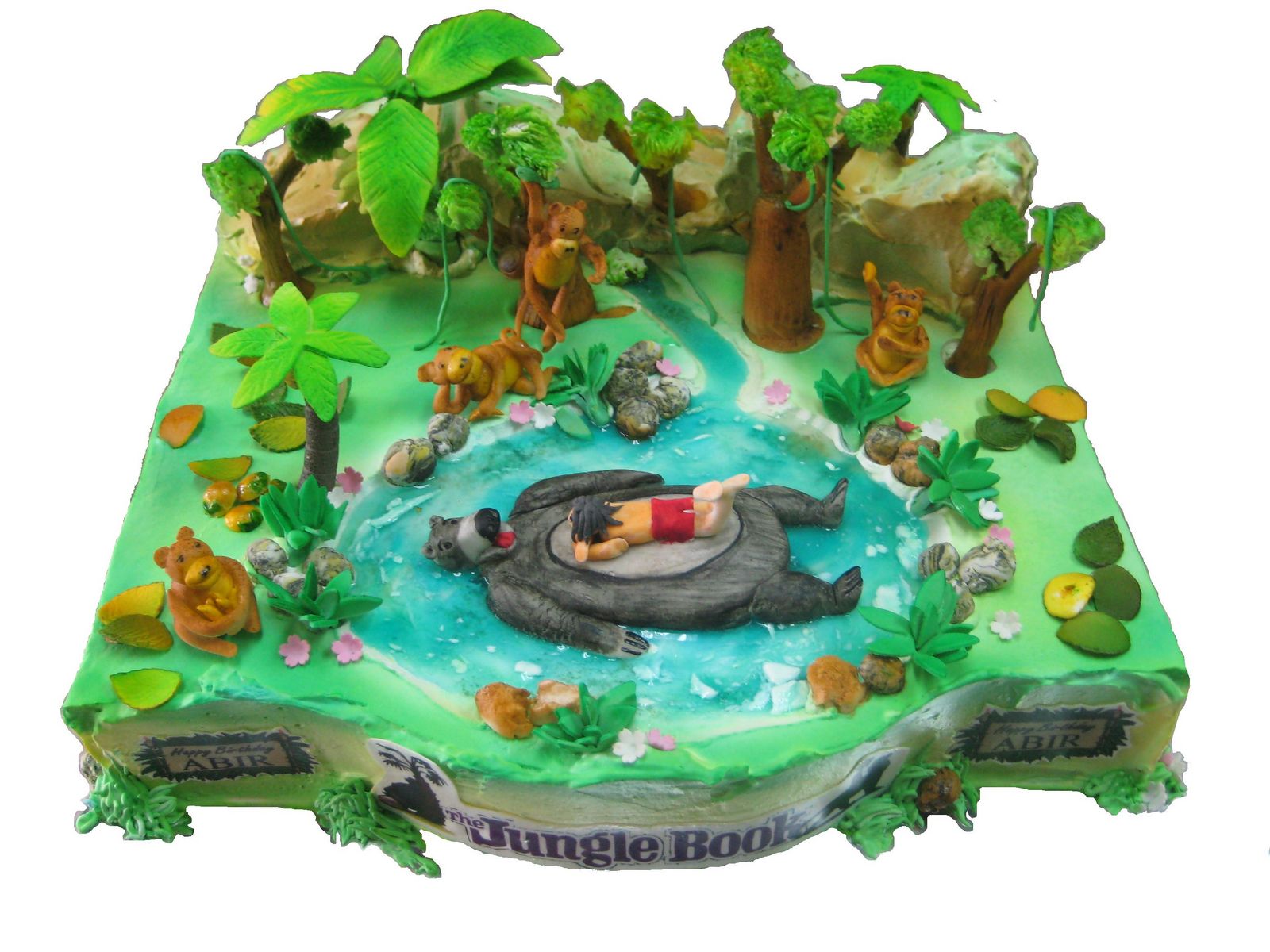 Jungle Book Themed Birthday Cake