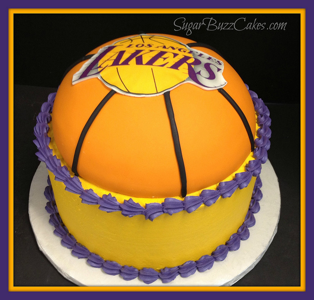 9 Photos of Los Angeles Lakers Cakes