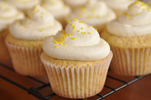 Lemon Cupcakes with Cream Cheese Frosting