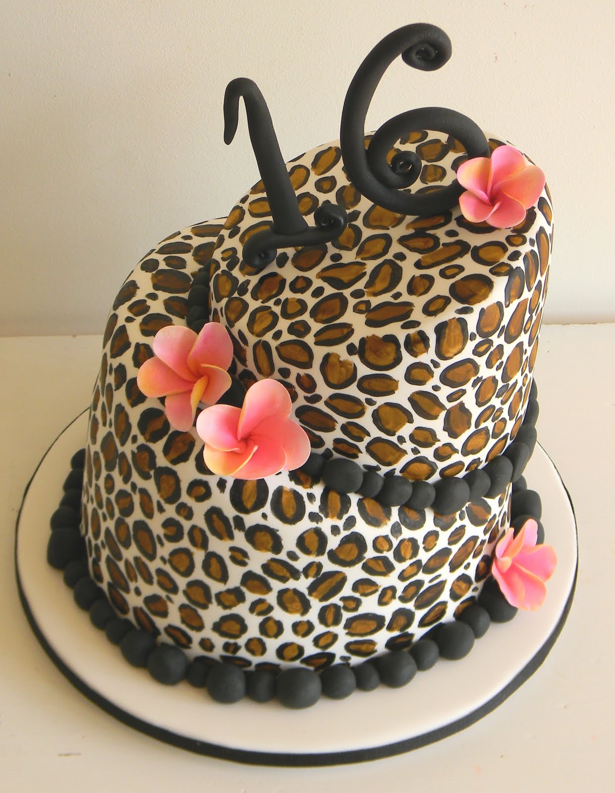 13 Photos of Cheetah Print Birthday Cakes