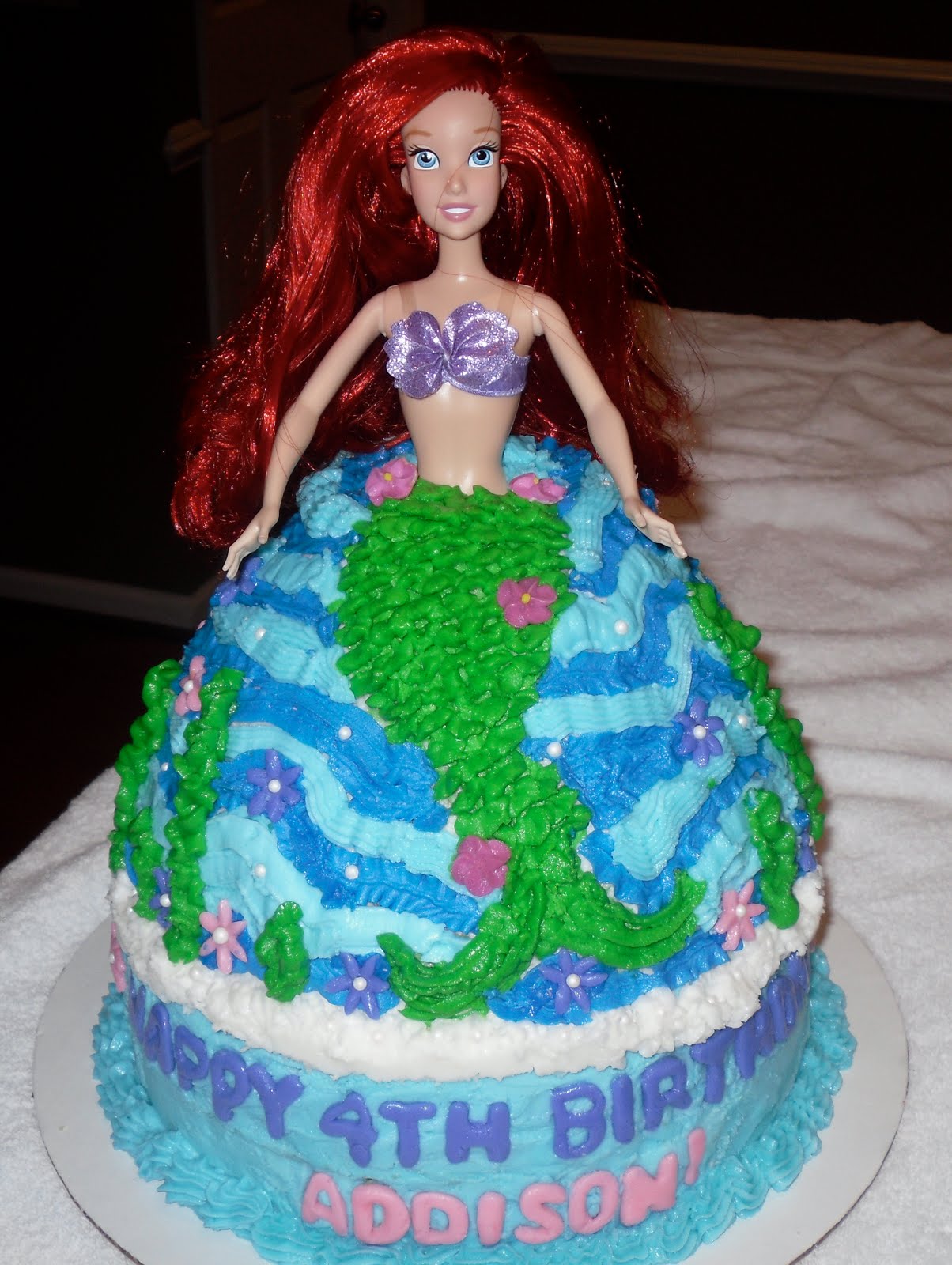 Little Mermaid Birthday Cake