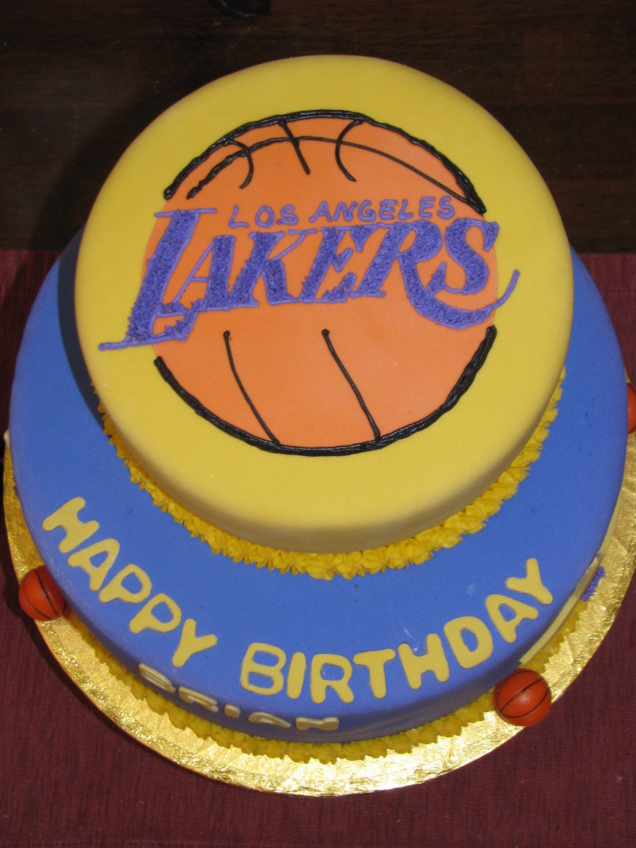 Los Angeles Lakers Cake