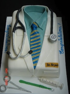 Medical Doctor Graduation Cake