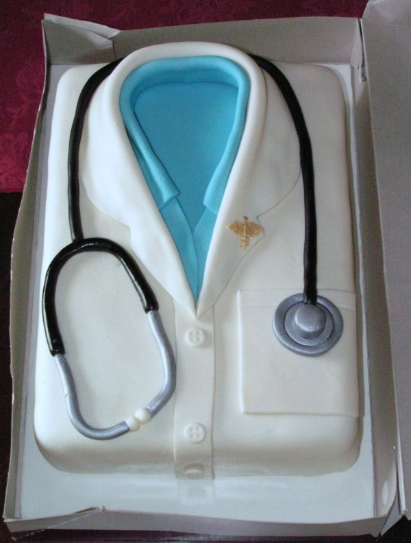 Medical School White Coat Ceremony Cake