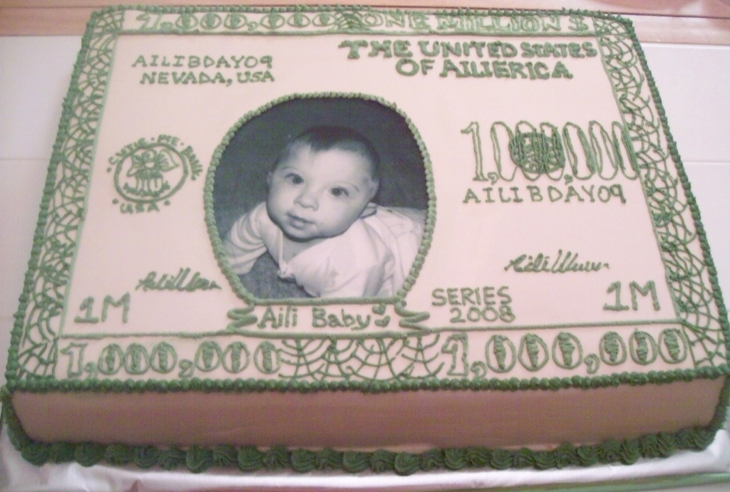 Million Dollar Bill Cake