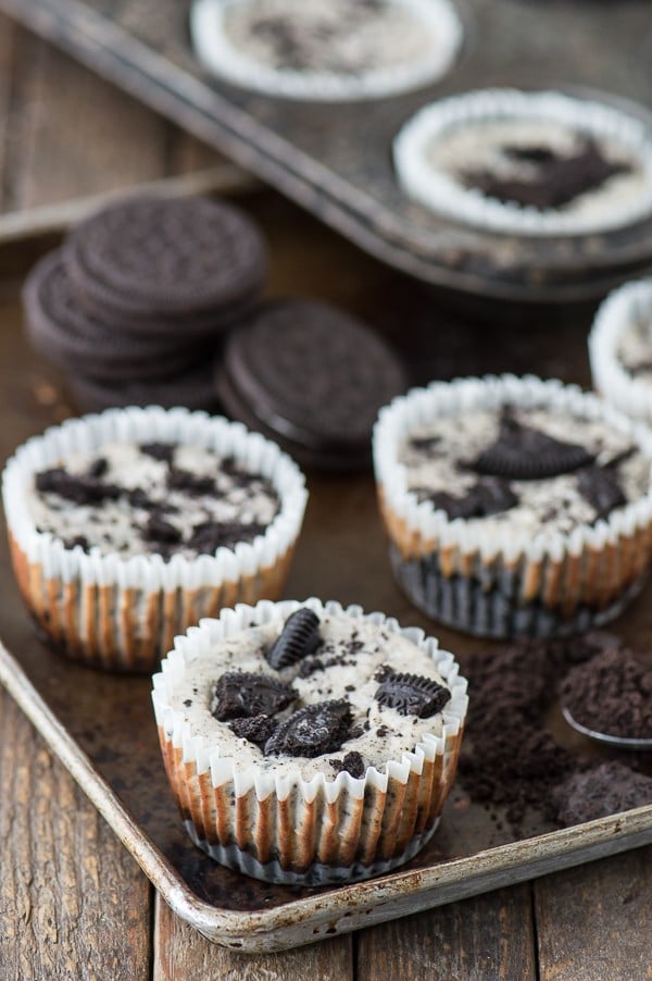 Mini Oreo Cheesecakes