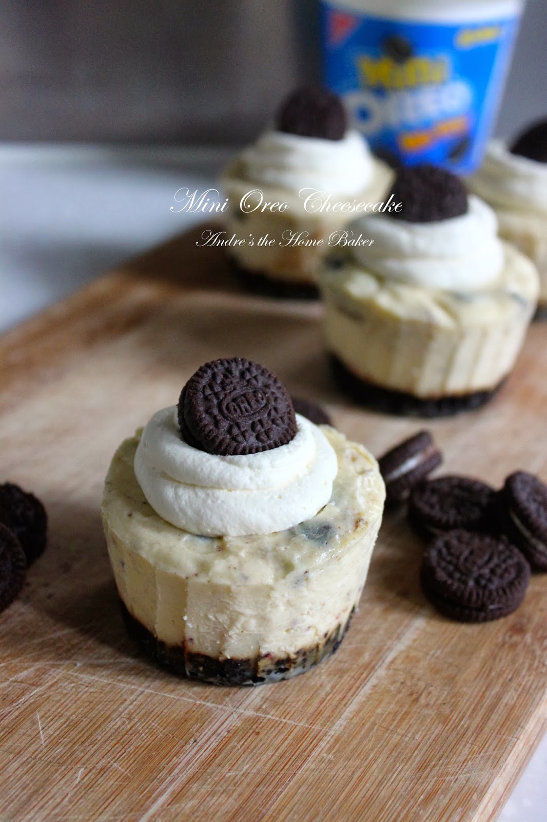 Mini Oreo Cheesecakes